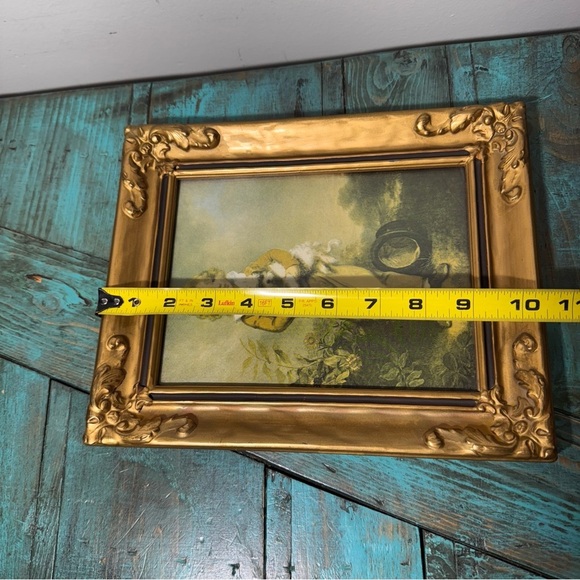 Vintage Picture Child Framed Art Deco Victorian - Picture 10 of 10